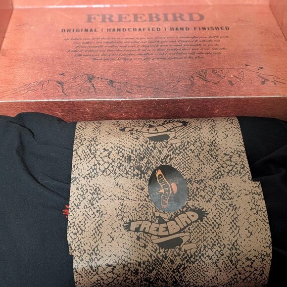 Size 10 Womens Freebird Wesley Tall Brown Western Cowboy Boots-NEW IN BOX! - Picture 12 of 12